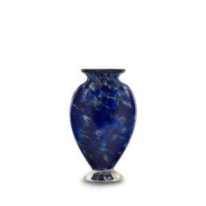 Flat Vase - Small - Cobalt Frit