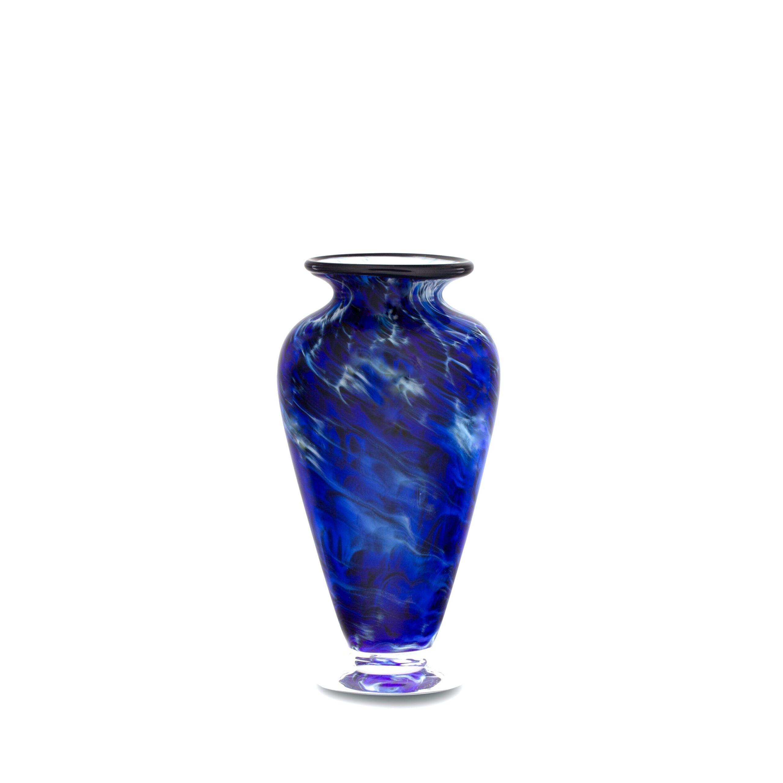 Cobalt Frit Small Vase