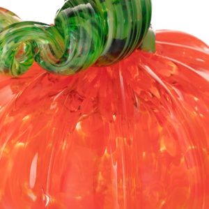 Large Pumpkin - Orange - stem detail