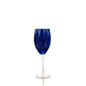 Wine Glass - Cobalt Frit