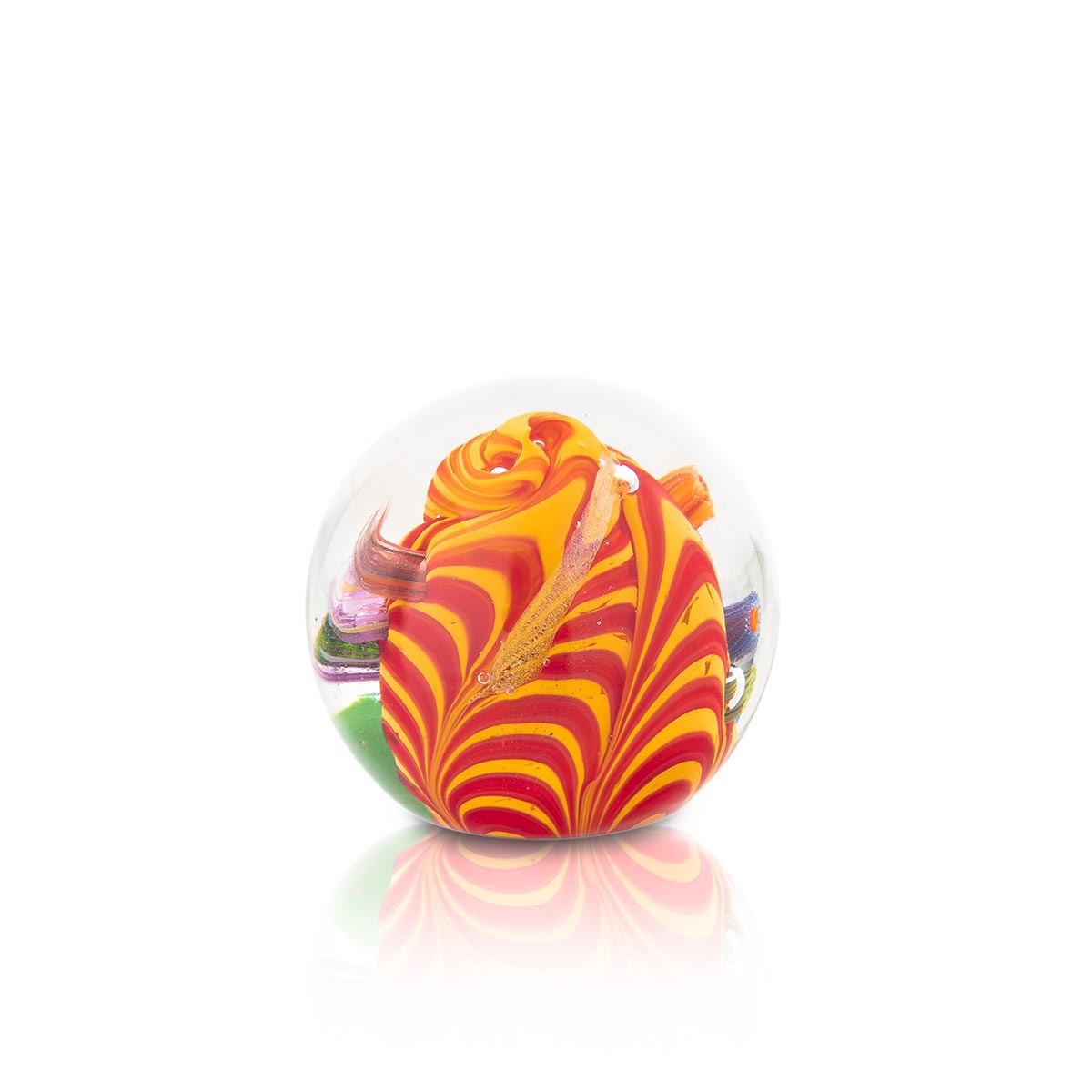 Undersea Paperweight Yellow/Red