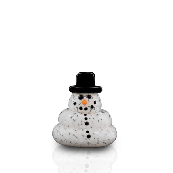 Slumping Glass Snowman Design 2