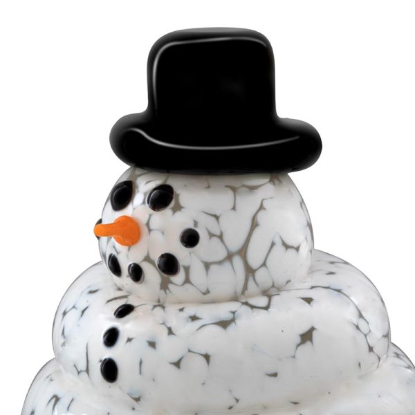 Slumping Glass Snowman Design 2