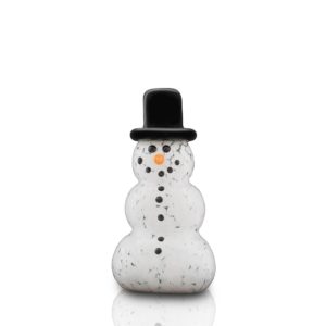 glass snowman - top hat by the Glass Forge, Grants Pass, OR